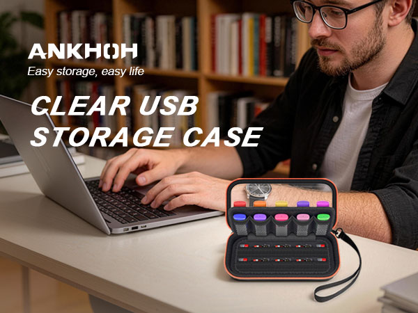 Clear Flash Drive Case