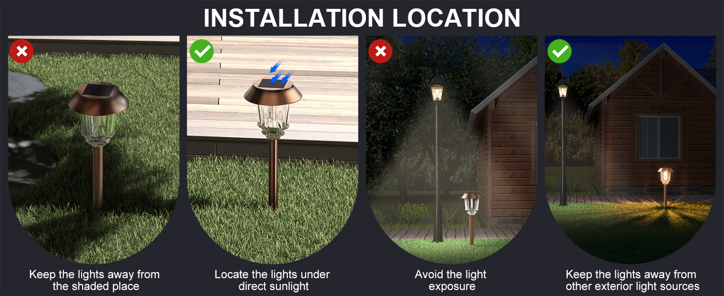 Solar garden lights