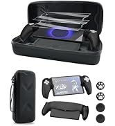 HolyFort 14 in 1 Accessories Set for PlayStation Portal Remote Player – Carrying Case, Silicone P...