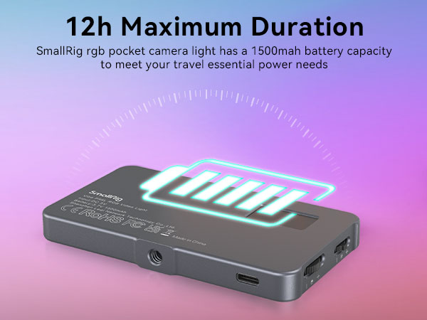 rgb video light on camera video light for photography mini portable video lighting