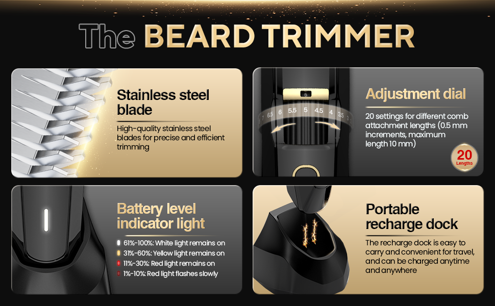 The BEARD TRIMMER