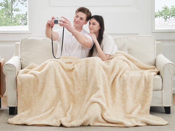 throw blanket sherpa fleece cute reversible thick heavy blanket super soft cozy fuzzy plush fluffy