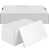 100 Pcs NFC Cards NFC Stickers Chip White Blank NFC Cards Rewritable NFC Tags 504 Bytes Memory Co...