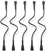 upHere PC Fan Extension Cable,4 Pin PWM Fan Splitter Cable,PWM Fan Extension Cable,for Computer A...