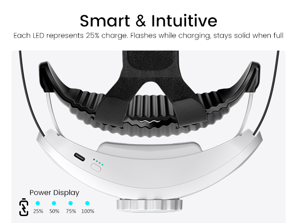 quest 3 battery head strap