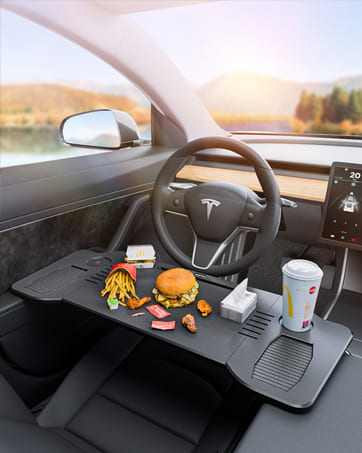 car desk for tesla model y