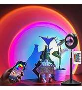 YouOKLight Sunset Lamp, Sunset Projector Lamp Sunset Light with App Control 16 Colors Brightness ...