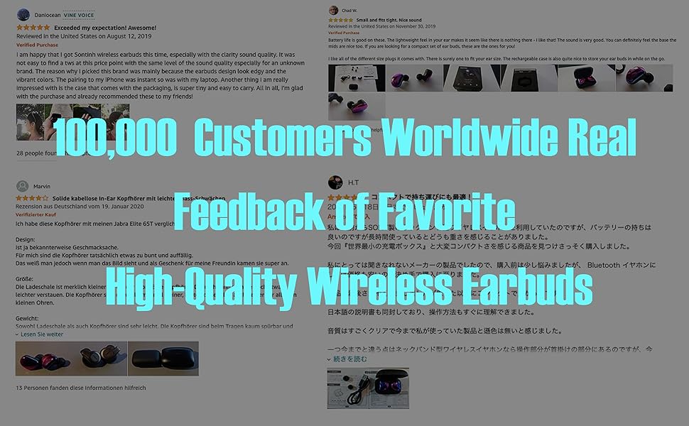 wireless earbuds purple 