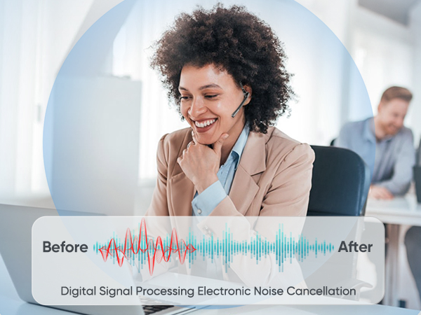 A6 bluetooth wireless headset mic pc work iphone phone computer