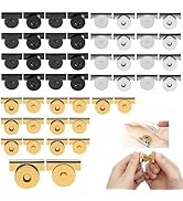 MVRPOWER 24 Sets Magnetic Snaps, No-Sew Closure Magnetic Buttons for Bags Purses Totes Clothes Le...