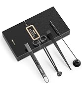 RONXS 4 in 1 Candle Accessory Set, Candle Wick Trimmer Cutter, Candle Electric Lighter, Candle Sn...