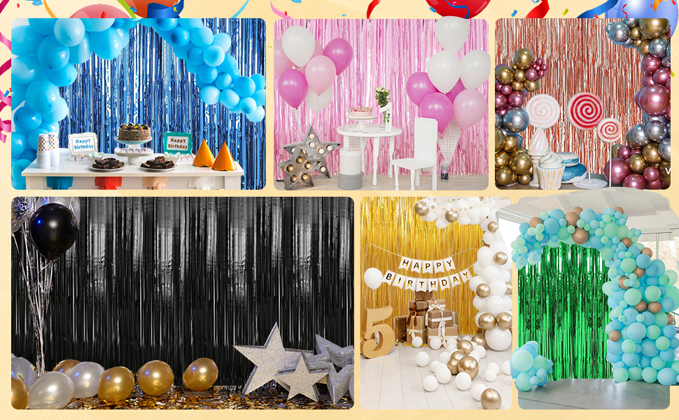 Streamers Birthday Party Decorations
