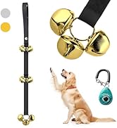 [Upgraded] Puppy Bells Dog Doorbells for Door Knob/Potty Training/Go Outside-Dog Bells for Puppie...