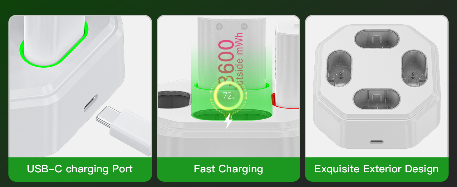 rechargeable batteries for xbox controller