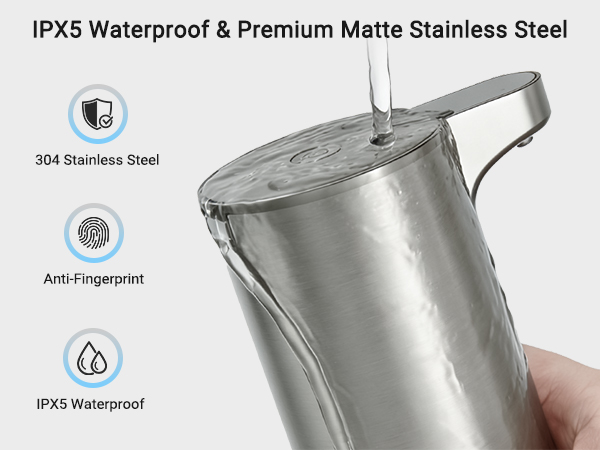 waterproof soap dispenser