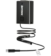 Batmax USB-C NP-FW50 NP FW50 Dummy Battery Compatible with Sony ZV-E10, Alpha A6500 A6400 A6300 A...