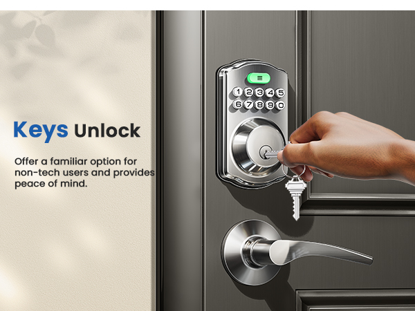 keyless entry door lock