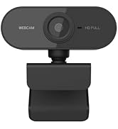 Streaming Camera 1080p HD Webcam USB Pc Camera Webcam for Pc Gaming Computer Web Cameras for Desk...