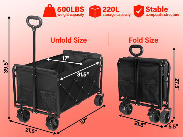 Wagons Carts Foldable