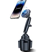 EXELIQ Magnetic Cup Holder Phone Mount for Magsafe, [Powerful Magnet] Flexible Tri-Pivot Cup Phon...