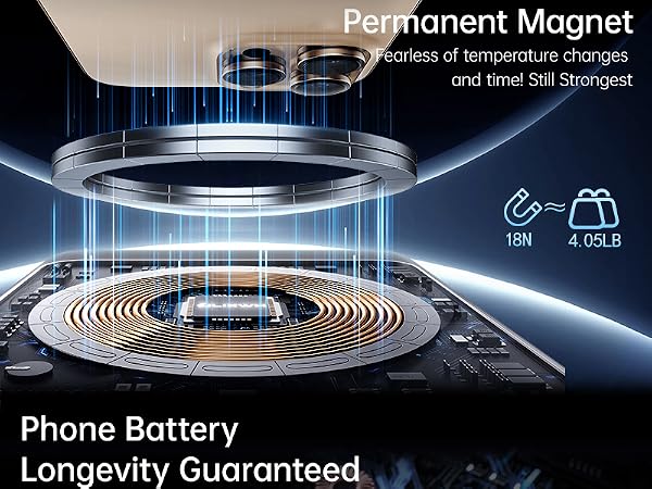  portable iphone charger fast charging magnetic phone charger battery pack portable
