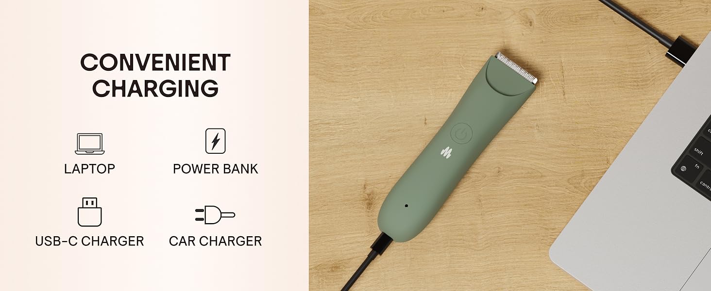 Convenient Charging: Laptop, Powerbank, USB-C Charger, car charger