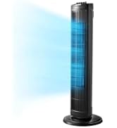PELONIS 30 Inch Oscillating Tower Fan with 3 Speed Settings and Auto-off Timer, Standing Fan PFT2...