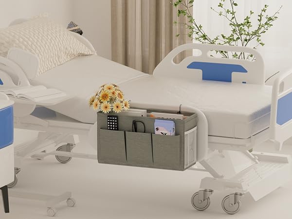 side of bed storage pouch