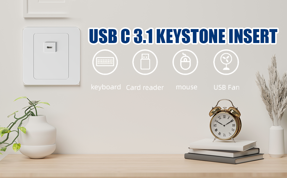 USB C Keystone Jack