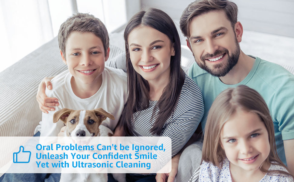 Teeth Cleaning Kit Plaque Remover for Teeth, Portable Ultrasonic Tooth Cleaner Plaque Remover