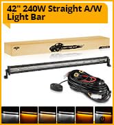 42Inch 240W LED Straight Light Bar