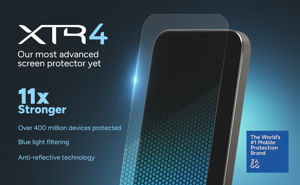 XTR4 Screen Protector | iPhone, Samsung | ZAGG