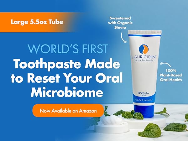 Plant-Based Toothpaste, SLS-Free Toothpaste, Gluten Free Oral Care