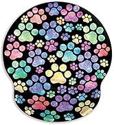 Mouse Pad with Wrist Rest, Mousepad with Wrist Support, Ergonomic Wrist Rest Mouse Pad for Desk A...