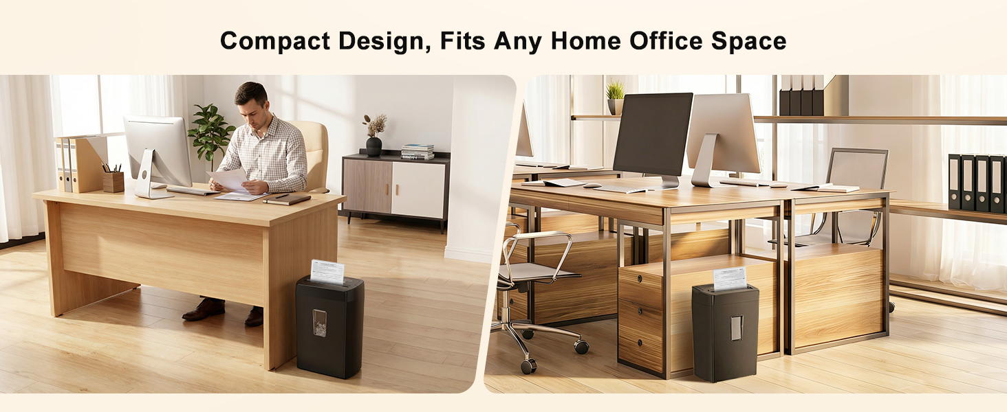 5.5 Gal Home Office Heavy Duty Shredder for Paper, Credit Card, Mail, Staples