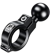 BRCOVAN Aluminum Alloy Handlebar Mount Base with 1'' TPU Ball for Round Rail Diameter 0.5'' 0.87'...