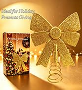Bow Christmas Tree Top Decoration