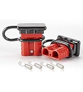 BUNKER INDUST 6-10 Gauge 50A Battery Quick Connect/Disconnect Wire Harness Plug Kit Battery Cable...