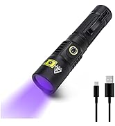 LUXNOVAQ Rechargeable Blood Tracking Light for Hunting, 5000 Lumens LED UV Light for Blood Trails...