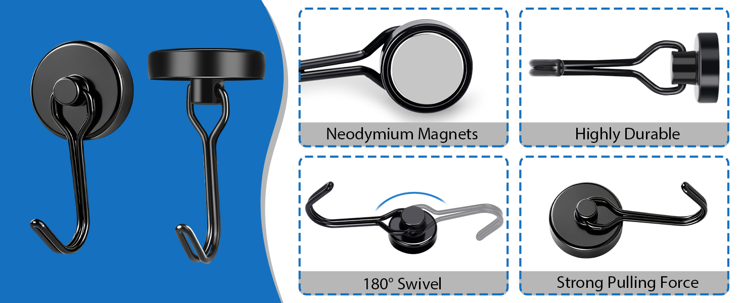 E BAVITE Magnetic Hooks