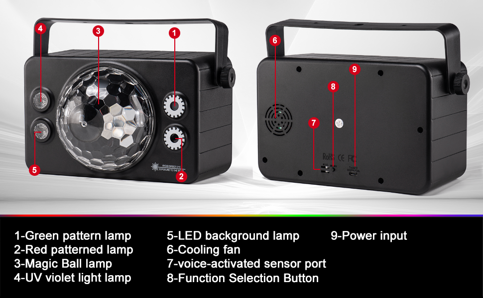 dj lights for parties