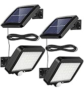 Solar Barn Light Outdoor Waterproof 56 LED 700Lum Shed Light Solar Security Flood Lights Motion D...