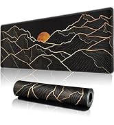 Hopipad Large Gaming Mouse Pad for Desk, Desk Mat with Seamed Edges, Waterproof Desk Pad, Non-Sli...