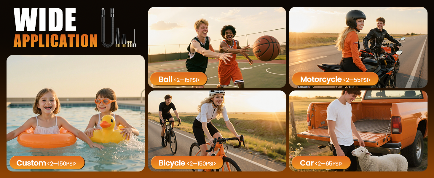 portable air compressor for car tires