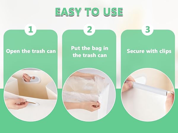  13 Gallon Disposable Trash Cans