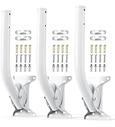 Adalov 3pcs Universal Adjustable Mounting Bracket for Wall mounted /Hole Pole, Antenna Wall-mount...