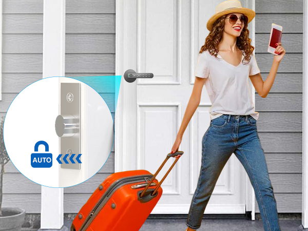 finger print keyless entry door lock