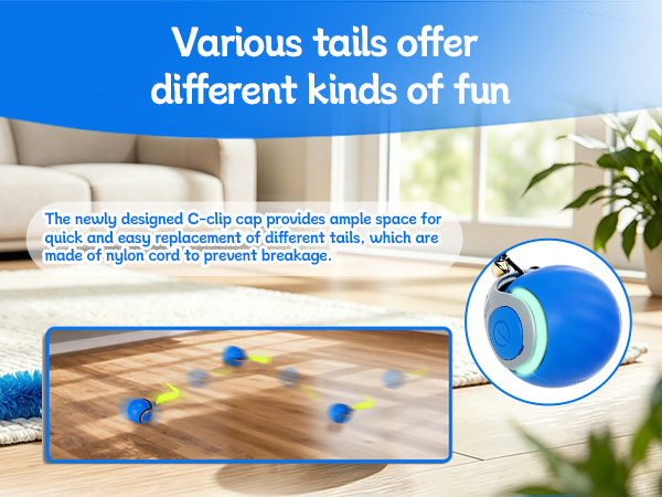 interactive automatic cat toy ball