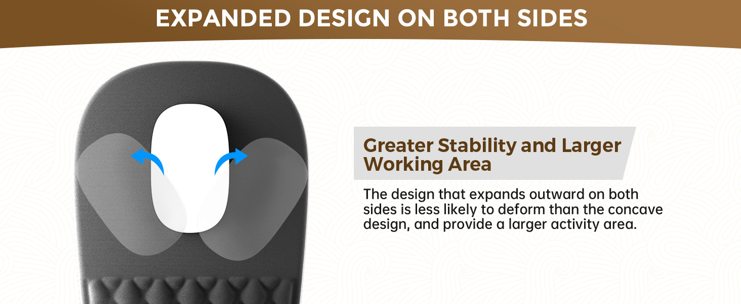 ergonomic mouse pad