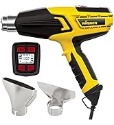 Wagner 0503070 FURNO 700 Digital Heat Gun, 2 Nozzles &amp; Temperature Setting Ranging 125?F to 1300?...